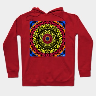 the circle of life in mandala pattern ecopop Hoodie